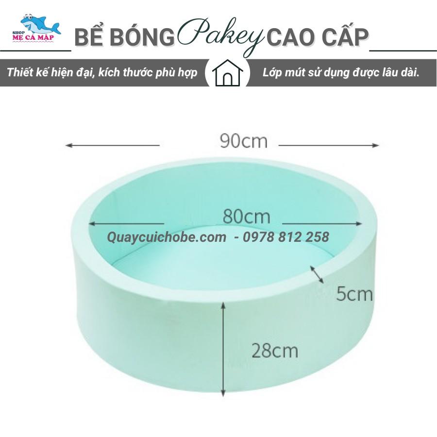 Bể đựng bóng có ĐỆM LÓT DÀY siêu cao cấp, HÀNG CÓ SẴN, bể bóng đệm mút bọc vải êm ái