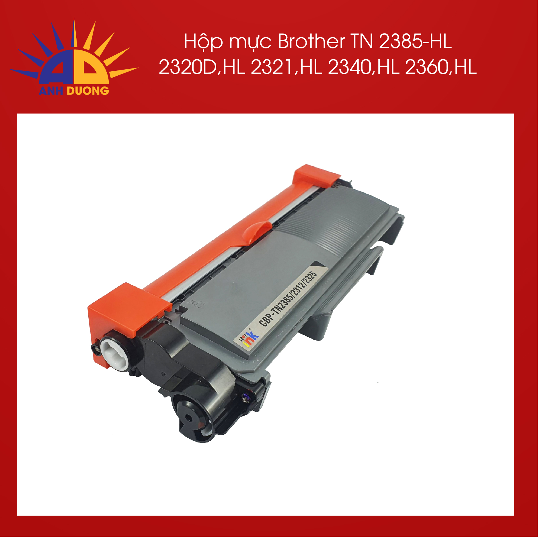 Hộp mực TN-2385 Star Ink dùng cho Brother laser TN2358/2320/2321/2720/252