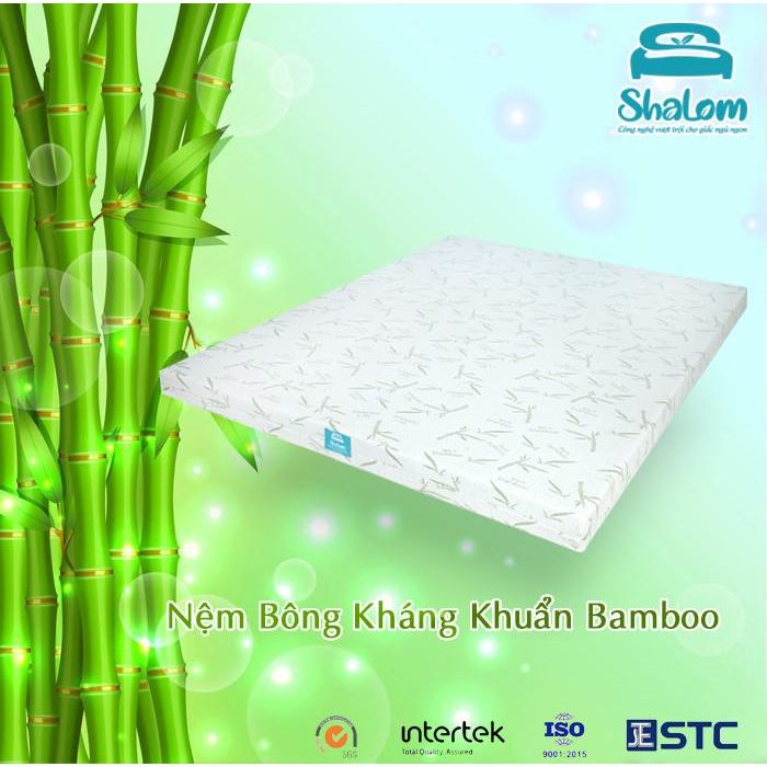 Nệm Bông Shalom Bamboo Kiểu Dáng Thẳng Hoặc Gấp