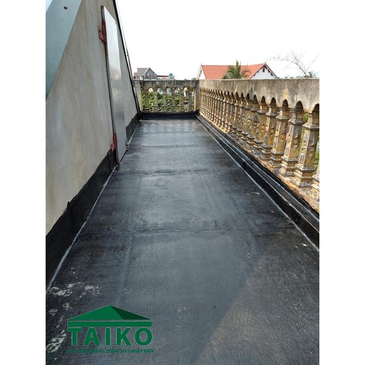 Keo Sơn Chống Thấm Sàn Mái TAIKO NITTON - Thùng 5 Lít - Tặng Kèm Vải Kết Cấu