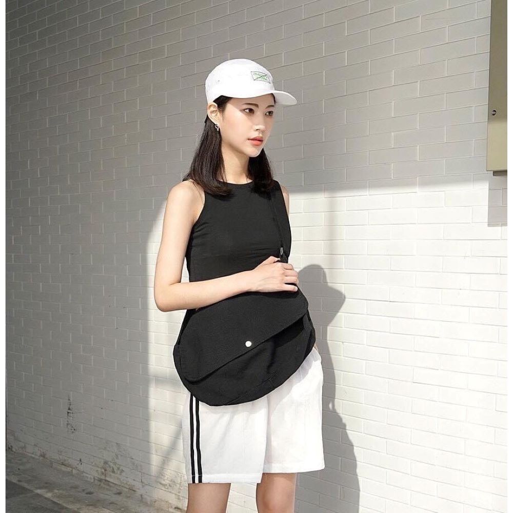 Túi tote vải đeo chéo canvas bag giá rẻ đẹp đi học BL14 phong cách ulzzang