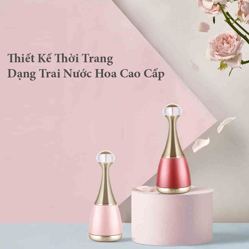 Máy Đẩy Tinh Chất Từ Tính Dưỡng Da K-SKIN, Tăng Cường Hấp Thụ Tinh Chất Và Dưỡng Chất, Rung Cảm Ứng Massage Chống Lão Hóa Da Mặt Và Làm Mờ Nếp Nhăn, Hàng Chính Hãng