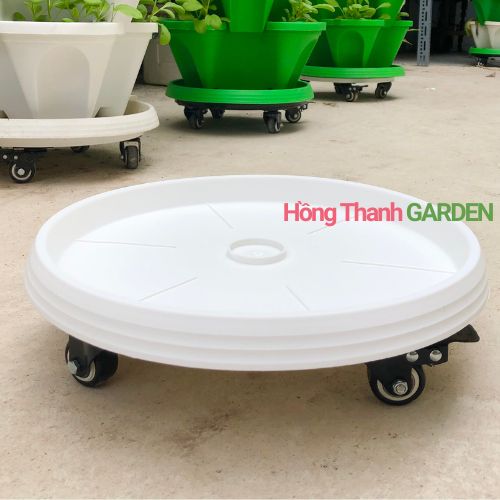 Kệ Để Chậu ĐK25-50cm, Đế Chậu Thông Minh Đa Năng Cao Cấp HTG, Siêu Chắc Khỏe, Có Bánh Xe Di Chuyển, Có Chốt An Toàn, Chịu Lực Đến 400kg, Chất Liệu Hợp Kim Cao Cấp Sơn Tĩnh Điện