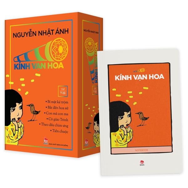Sách - Boxset Kính Vạn Hoa - Bộ Kỉ Niệm 30 Năm: Tập 7 - 12 (Hộp 6 Tập) - Tặng Kèm Sổ Tay Kính Vạn Hoa