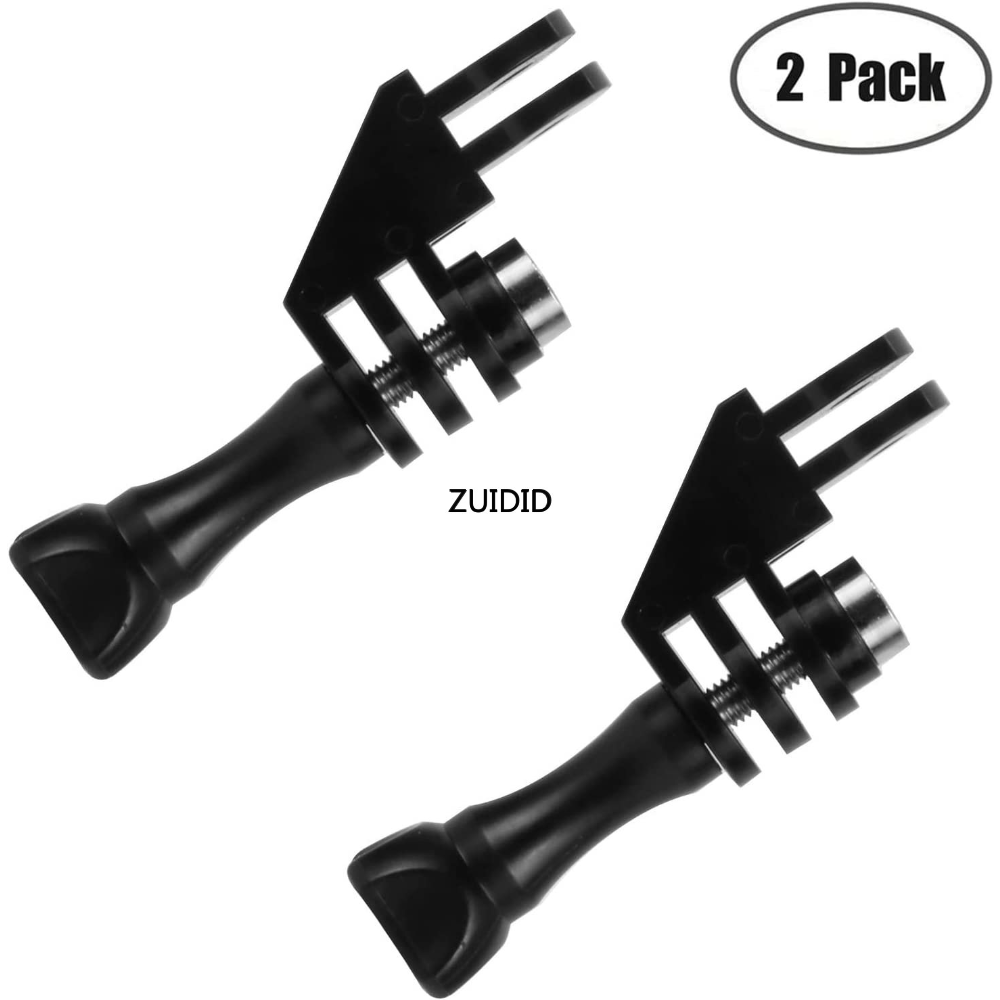 2 Chiếc 90 Độ Bộ Chuyển Đổi Hướng Điều Chỉnh Xoay Cánh Tay Đa Chuyển Đổi Khuỷu Tay Chân Máy Cho GoPro Hero 10 9 8 7 Camera Hành Động