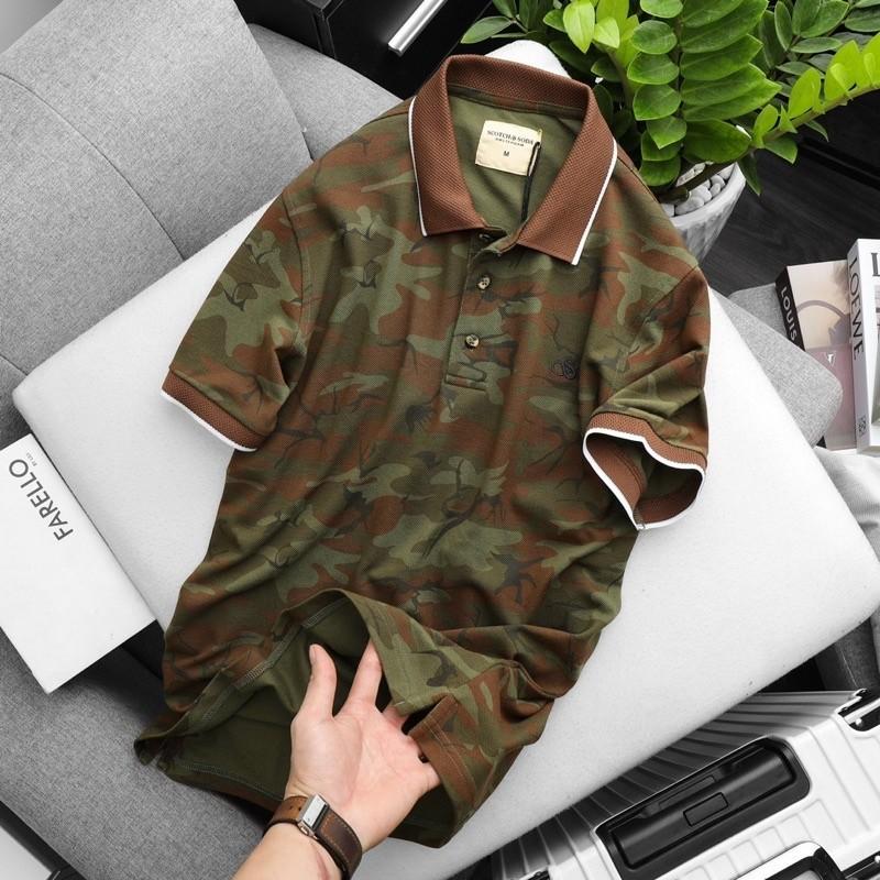 Áo thun polo camo Scotch