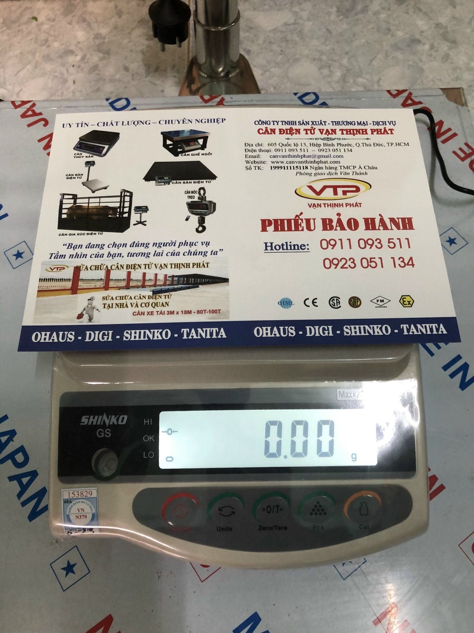 Cân Điện Tử GS SHIKO 2200 g 0.01 g