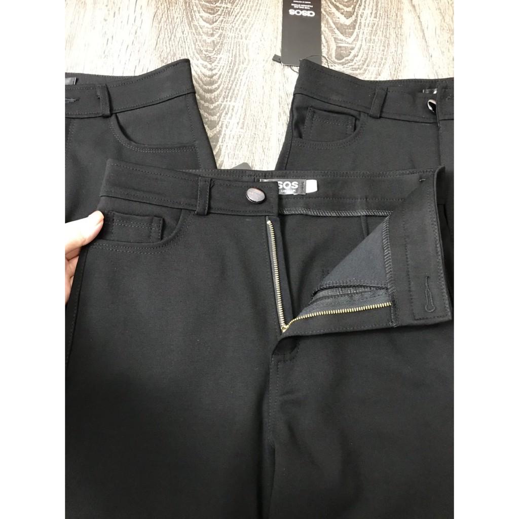 Combo 2 quần tregging OSOS Quần nữ CHẤT UMI cạp cao khóa đồng siêu co dãn không bai, không xù