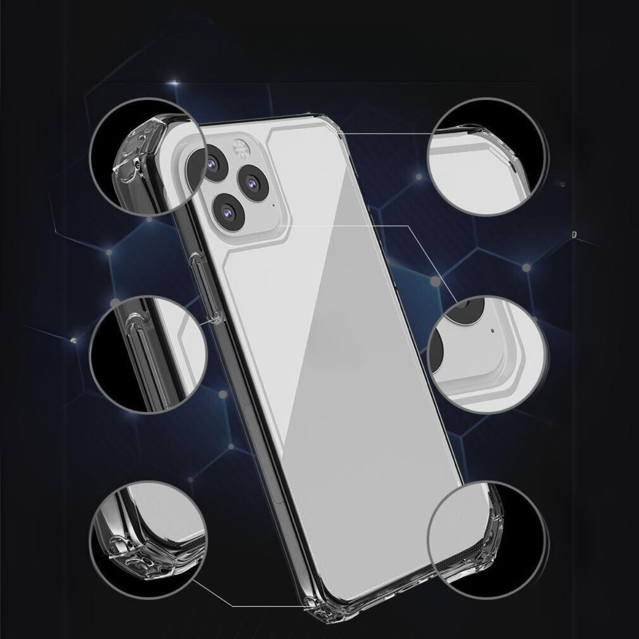 Ốp Lưng Dành Cho iPhone 15 ProMax/ iPhone 15 Pro/ iPhone 15 Plus/ iPhone 15, Kai.N Clear Armor Case - HÀNG CHÍNH HÃNG