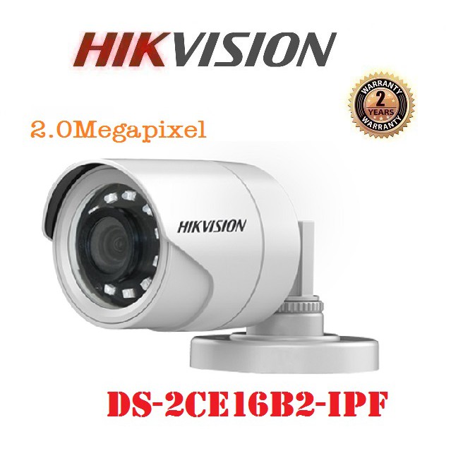 Trọn Bộ Camera HIKVISION 2.0MP - Full HD 1080P - Đủ Bộ 4 mắt 2.0MP, Đầu ghi vỏ Kim loại, Hdd 500Gb &amp; Phụ kiện lắp đặt - Hàng chính Hãng