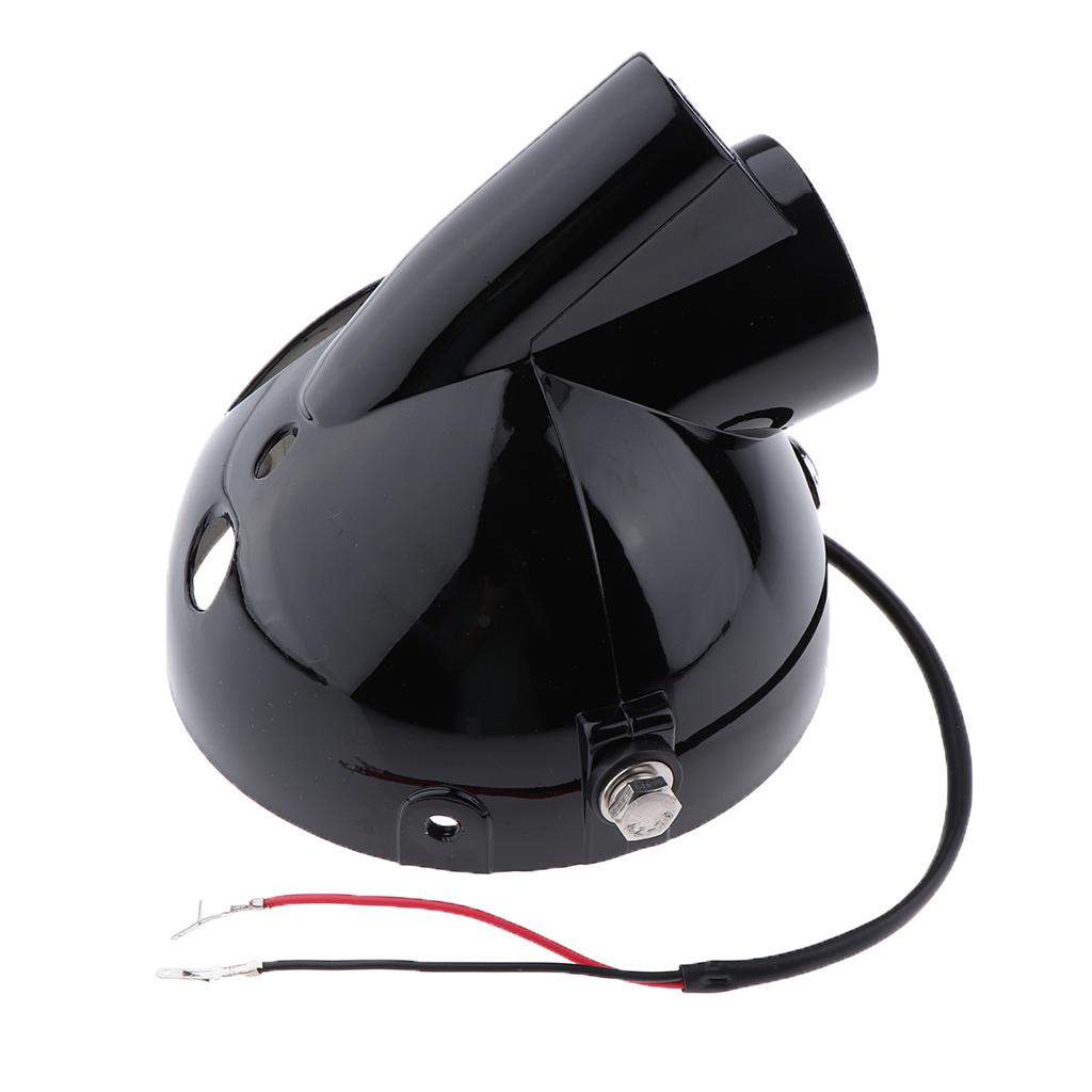 Motorcycle Headlight Cover Housing Headlamp Light Bulb Holder for