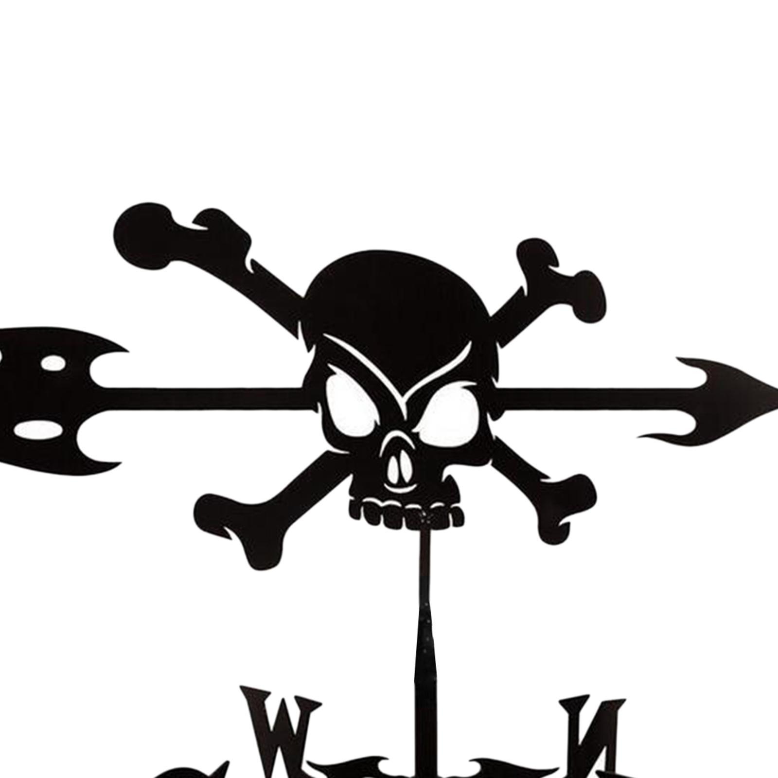 2x Weather Vane Yard Wind Direction Indicator Kit Bracket Weathervane