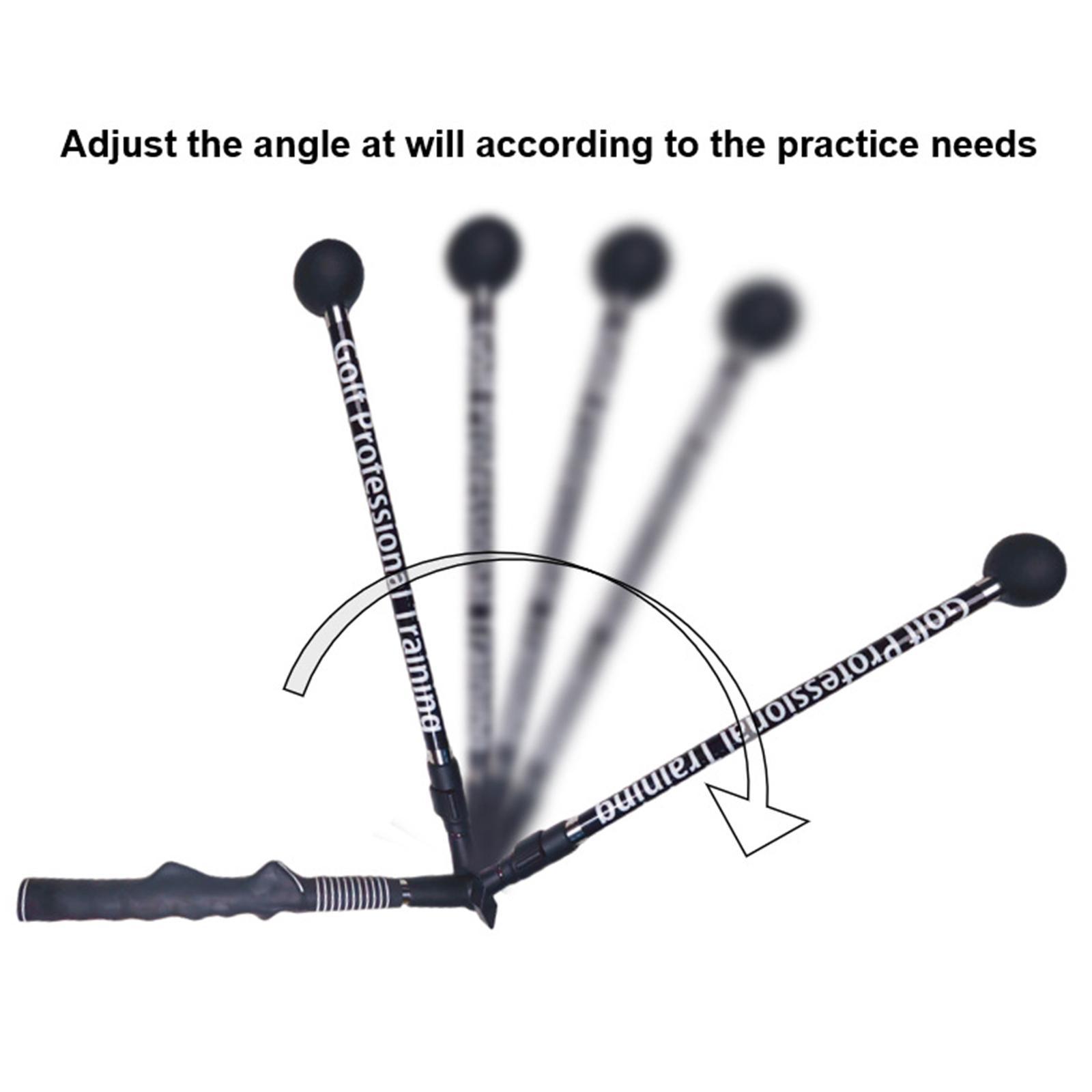 Golf Swing Trainer Adjustable Folding Swing Corrector for Woman Men Portable