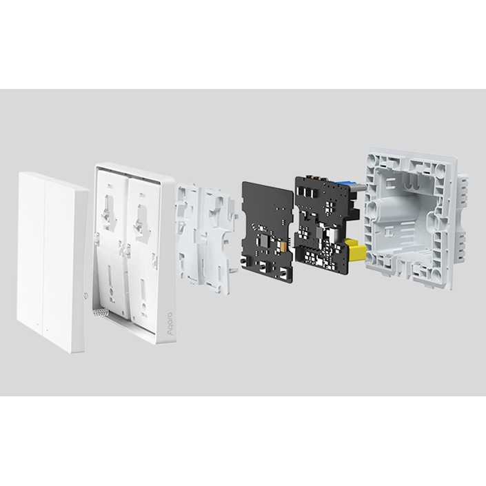 Công Tắc Thông Minh AQARA D1 Zigbee Bản Có & Không Dây Nguội Điều Khiển Từ Xa Hẹn Giờ Bật Tắt Tương Thích HomeKit Cần Hub, Hàng Chính Hãng, BH 12 Tháng