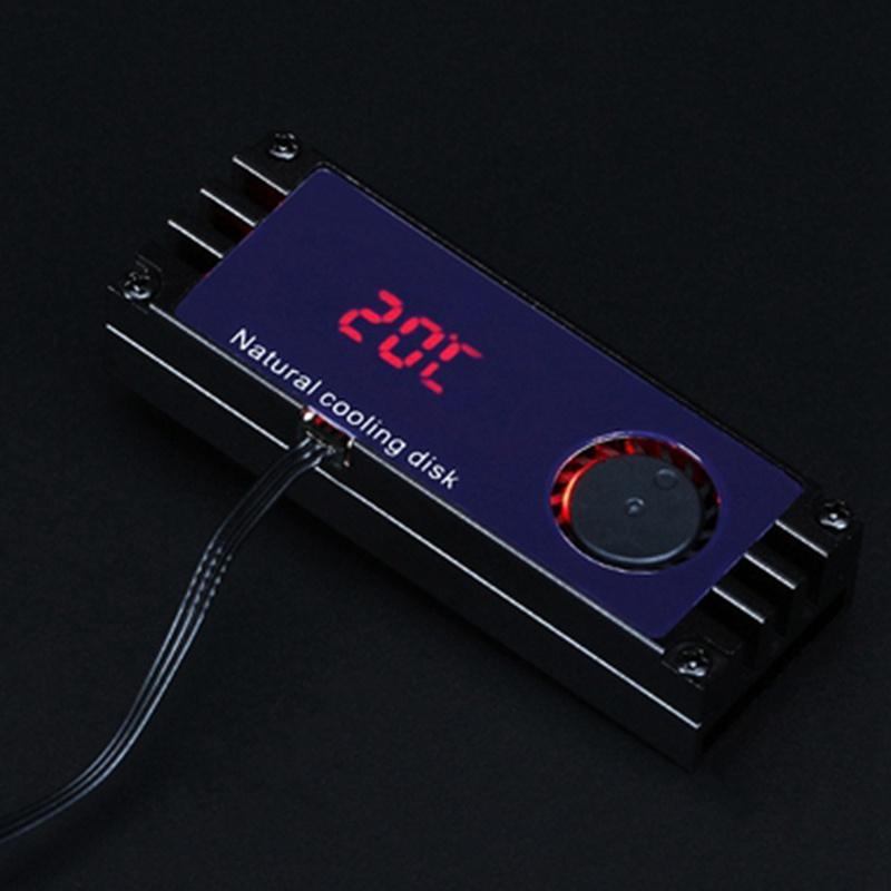 Bộ tản nhiệt ổ cứng M2 SSD 2280 NVME SSD màu đen