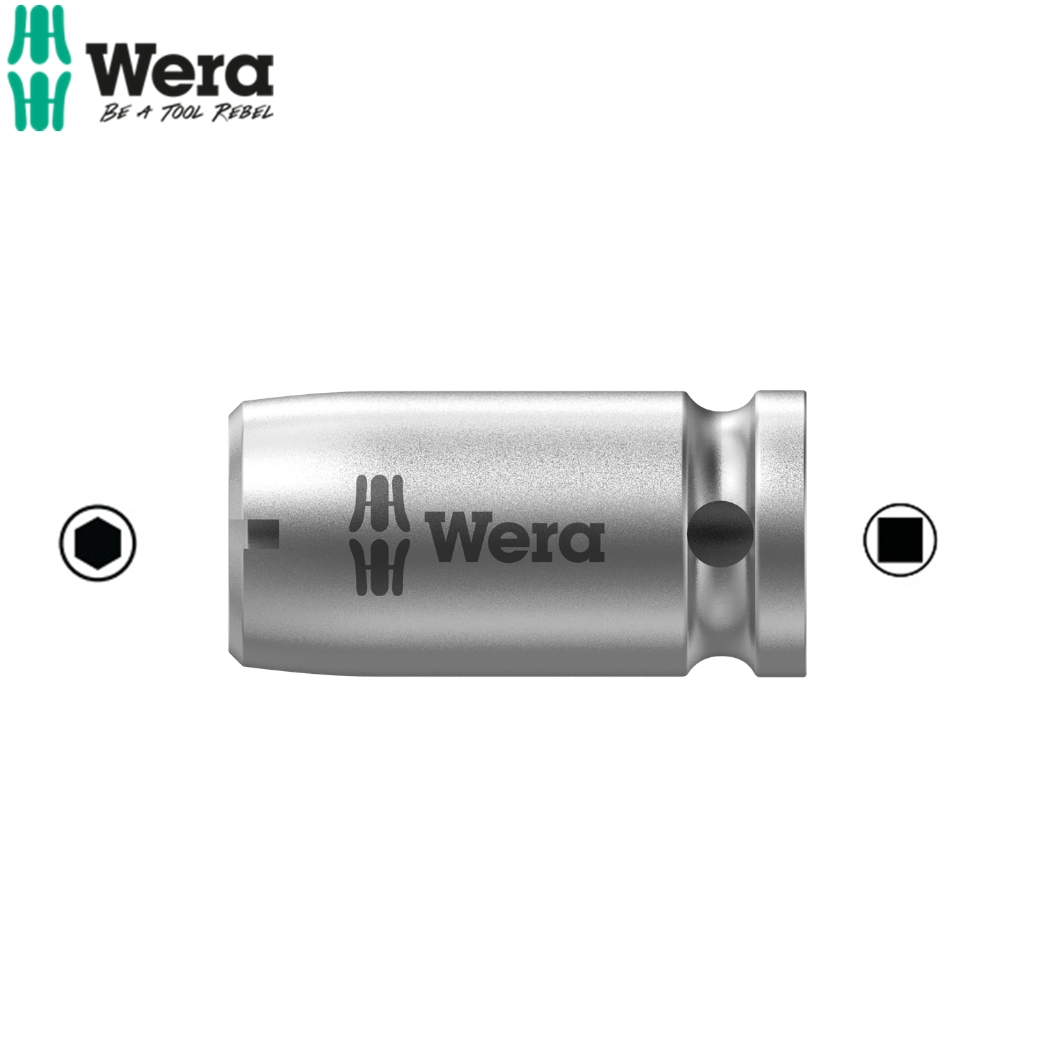 Đầu chuyển Wera 05042605001 780 A 1/4&quot; Adaptor dài 25mm
