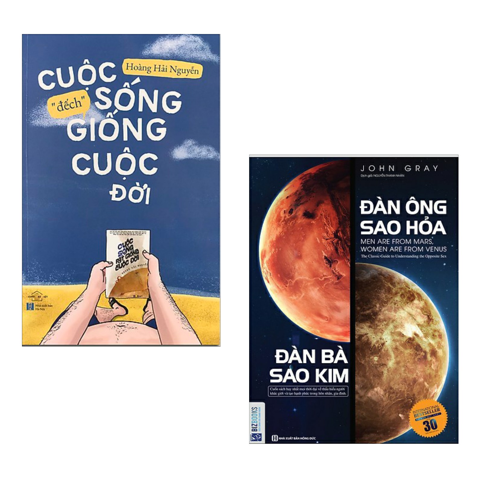Combo Kỹ Năng Đắt Gía: Cuộc Sống "Đếch" Giống Cuộc Đời + Đàn Ông Sao Hỏa Đàn Bà Sao Kim