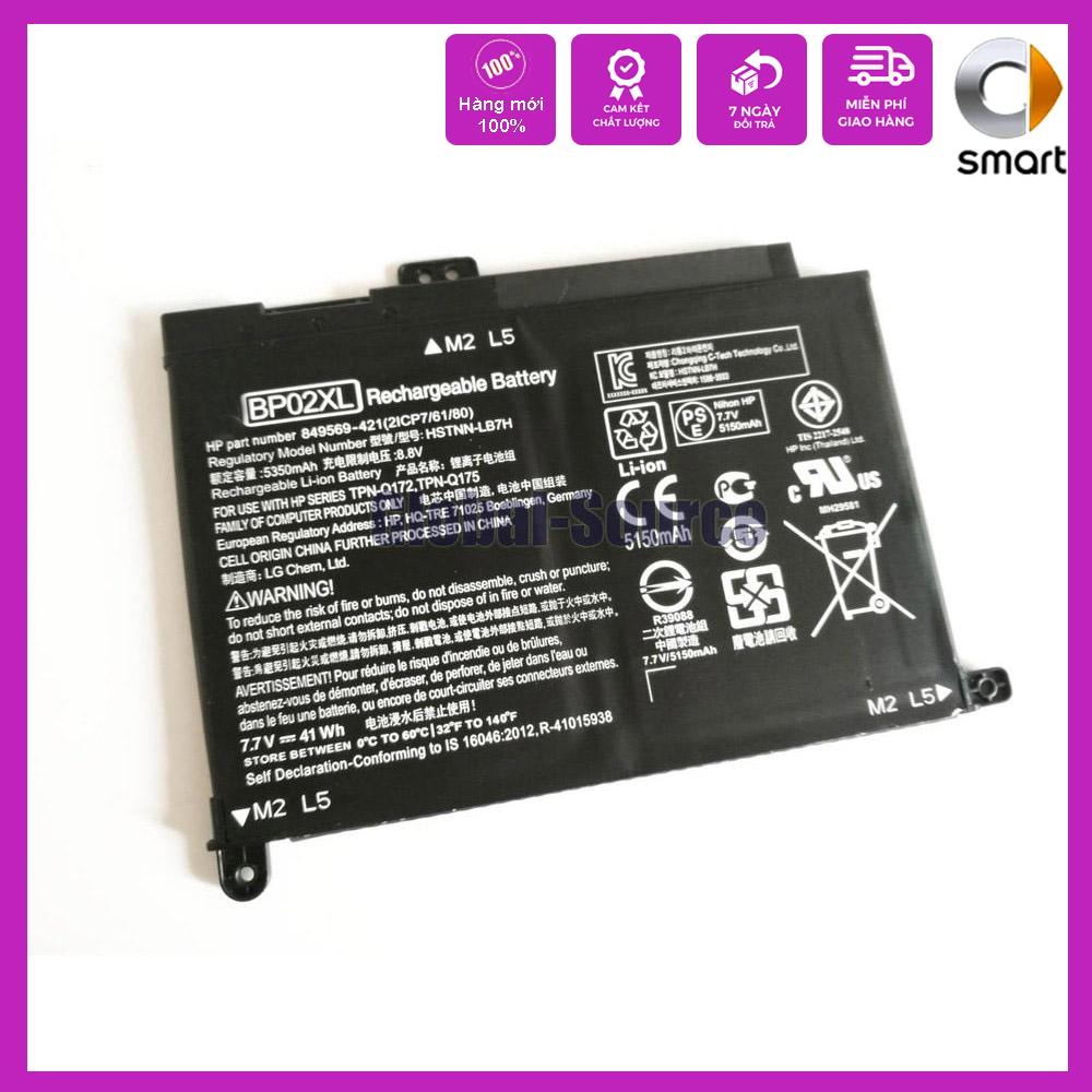 Pin cho Laptop HP HSTNN-LB7H HSTNN-UB7B - Pin Zin - BP02XL - Hàng Chính Hãng