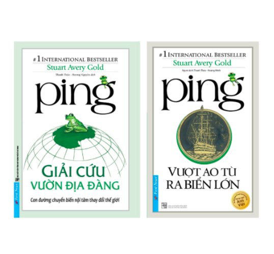 Sách - Combo 2 cuốn Ping: Giải Cứu Vườn Địa Đàng + Vượt Ao Tù Ra Biển Lớn (Song Ngữ) - First News