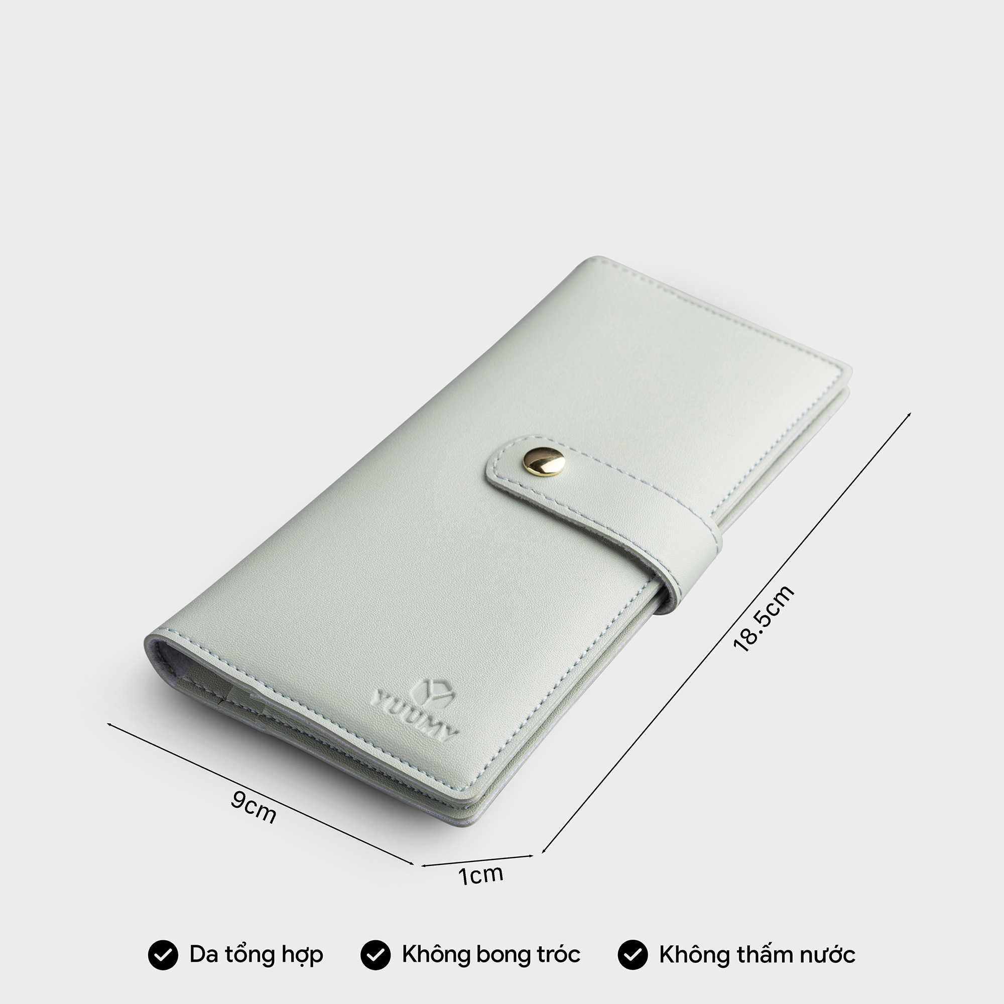 Ví nữ cầm tay khóa cài YUUMY Seasand YV70