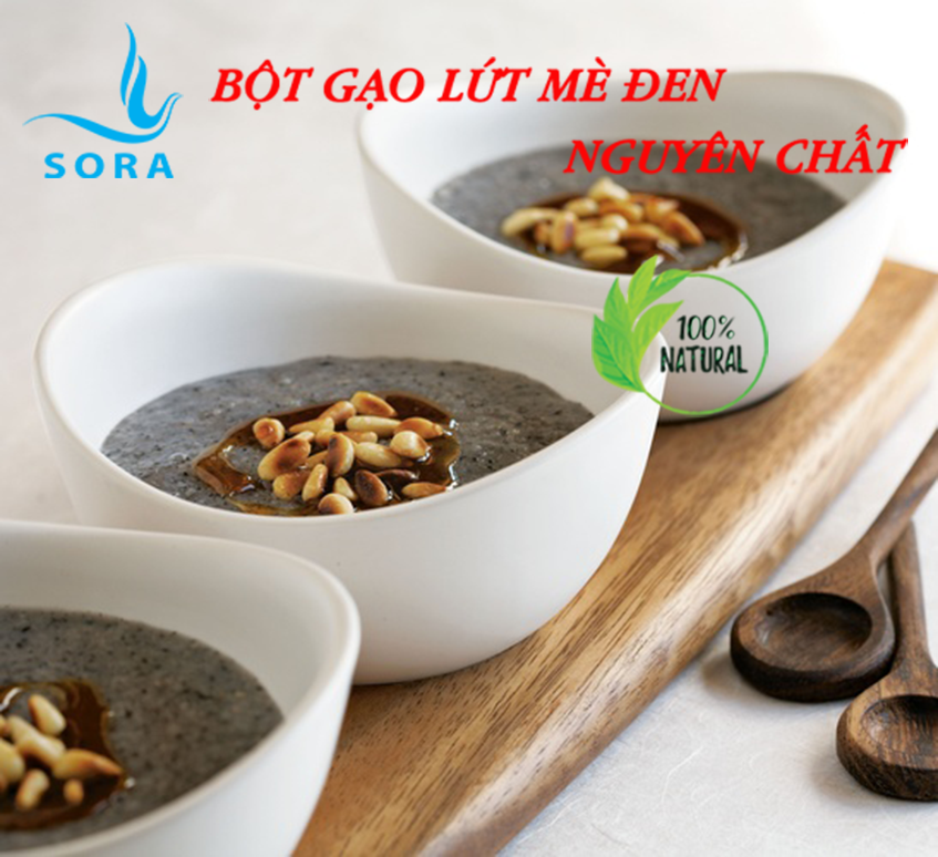 Sora Bột gạo lứt mè đen nguyên chất