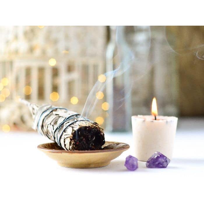 Sét 1 bó xô thơm đen và 1 thanh palo santo (black sage &amp; palo santo)