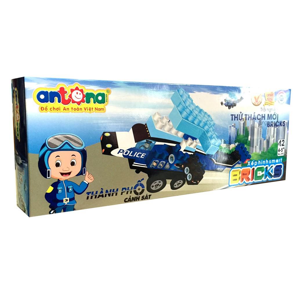 Bộ Đồ Chơi Xếp Hình Thành Phố Cảnh Sát