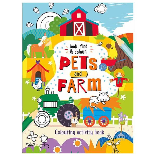 Sách LOOK FIND & COLOUR PETS AND FARM