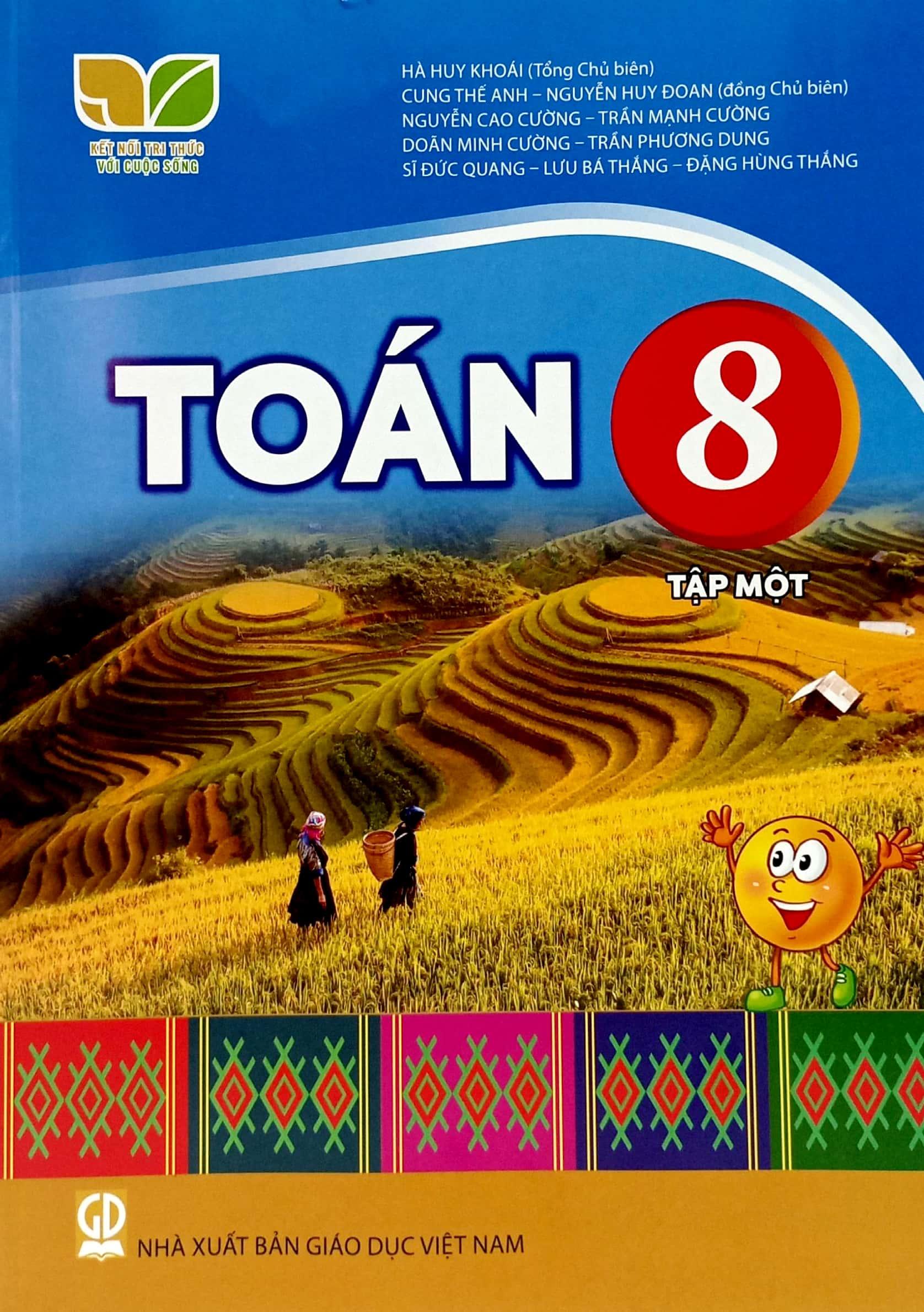 Sách Giáo Khoa Toán 8 - Tập 1 (Kết Nối Tri Thức) (Chuẩn)