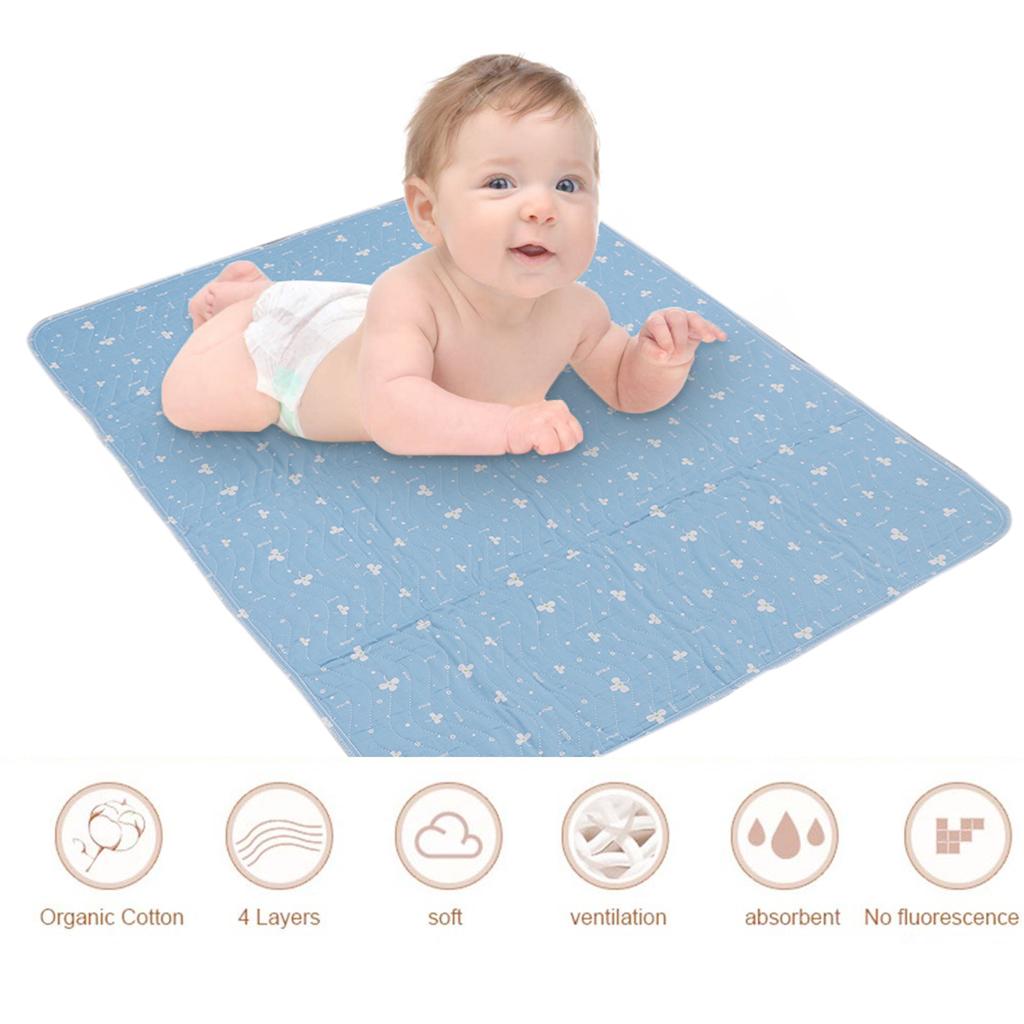 Waterproof Reusable Incontinence Underpad Sheet Bed Protector Pads 60×90cm