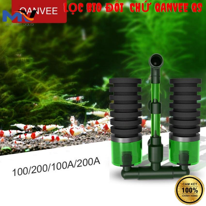 LỌC BIO ĐÔI QANVEE QS-100A & QS-200A  | CỬA HÀNG CÁ CẢNH VÀ THIẾT BỊ LỌC NƯỚC HỒ CÁ MỘC VINH AQUA