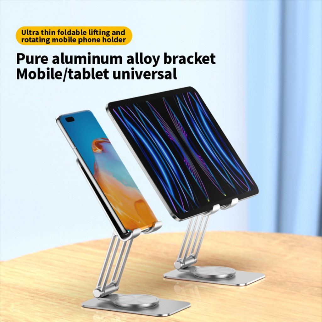 Xiaomi youpin Giá Đỡ Máy Tính Bảng Bằng Nhôm Siêu Mỏng Xoay 360 Độ Tiện Dụng° Vòng Cổ Xoay Được