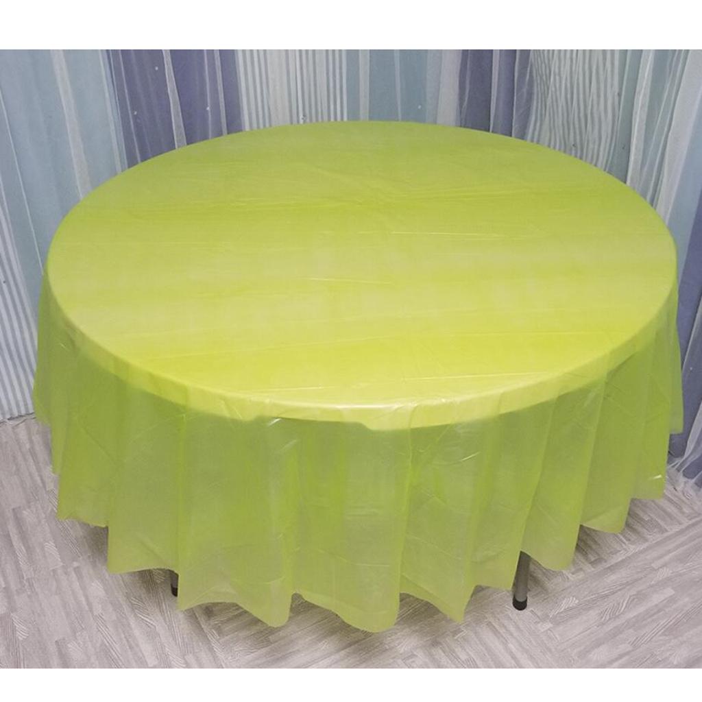 Round Disposable Table Cloth Tablecloths Wedding Birthday Party