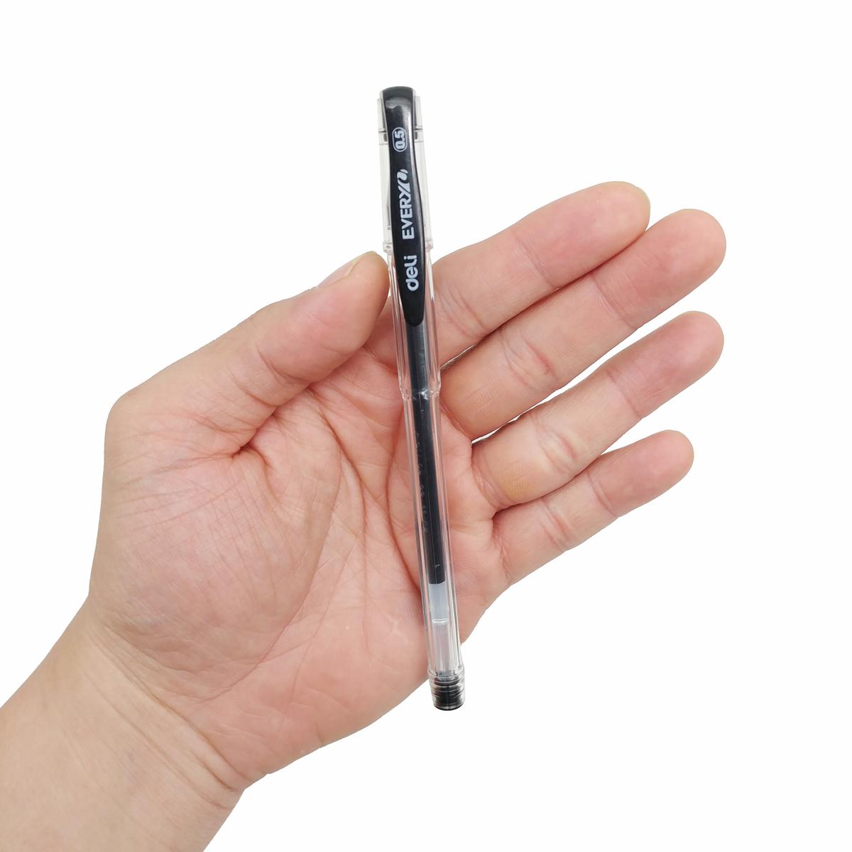 Bút Gel 0.5 mm - Deli EG65-BK - Mực Đen