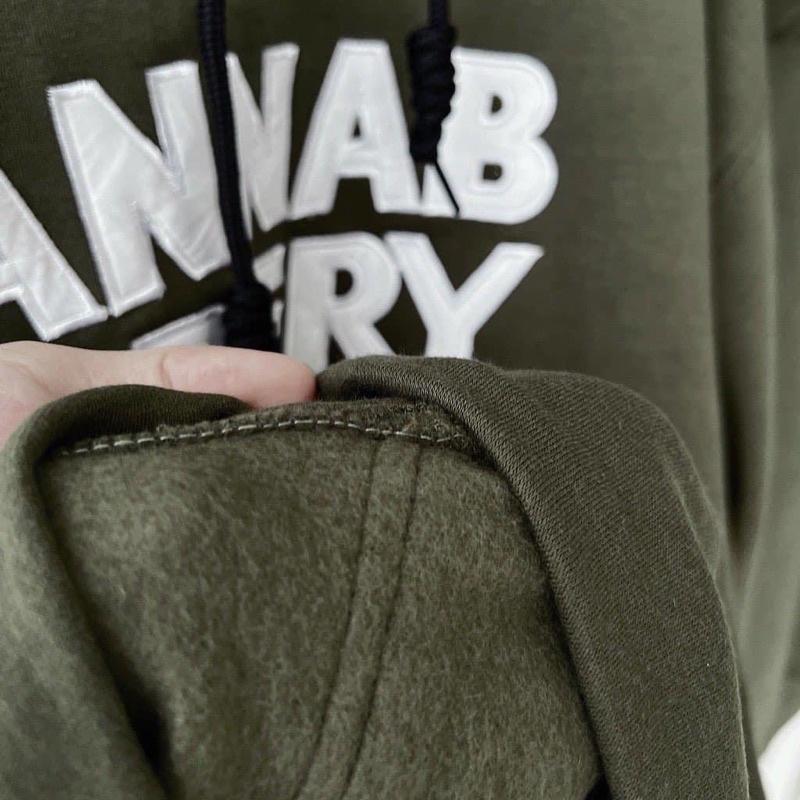 Áo hoodie Form rộng OBERY Xanh Rêu