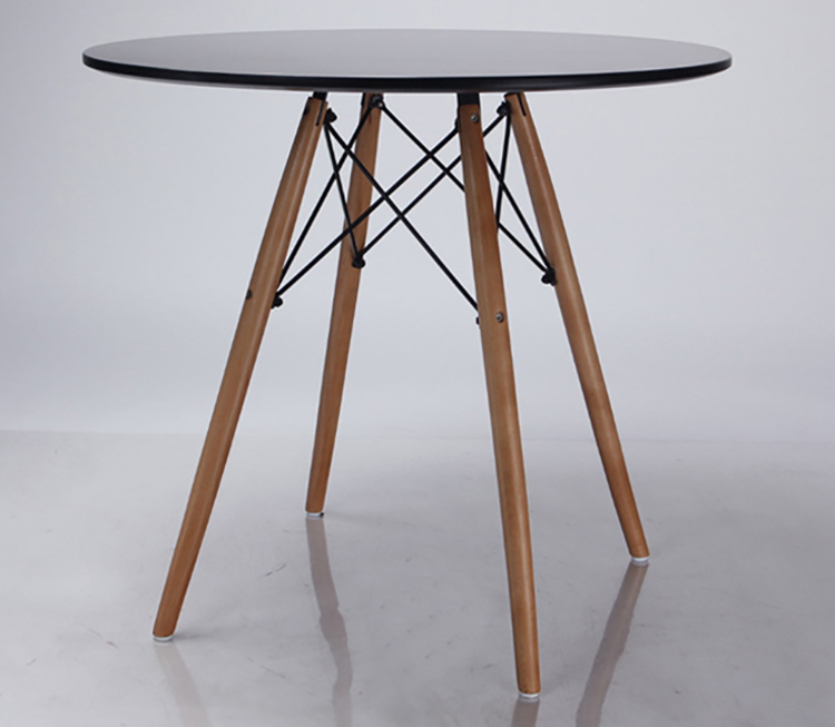 Bàn tròn Eiffel chân gỗ IBIE