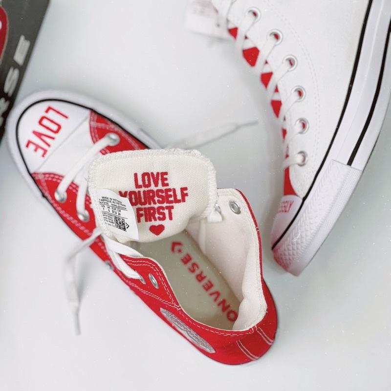 Chuck Taylor All Star Love Fearlessly | Giày Thể Thao Phối Màu Đỏ Trắng Cổ Cao 567310C