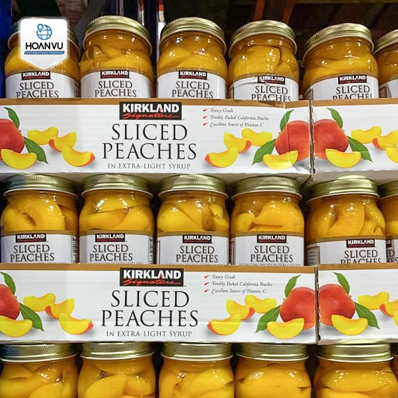 Đào Ngâm Cắt Lát Kirkland Signature Sliced Peaches (680g)