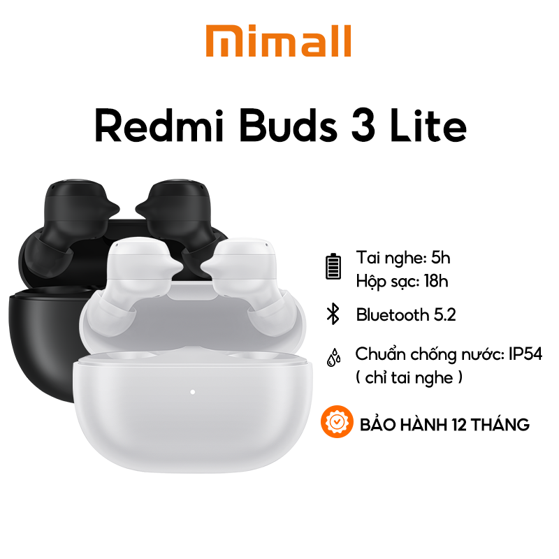 Tai nghe không dây Xiaomi Redmi Buds 3 Lite