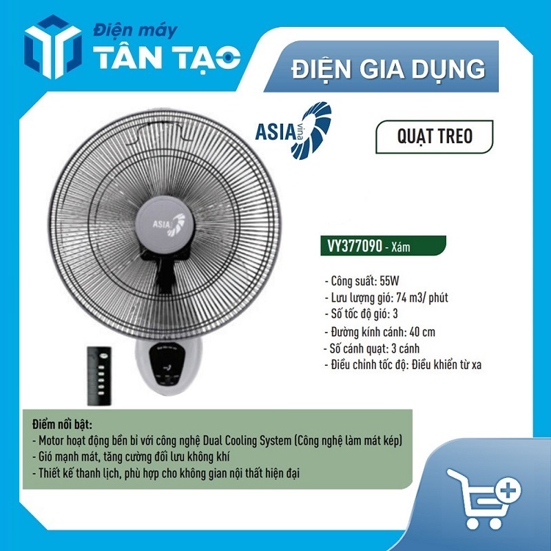 Quạt treo Asia VY377790 - Hàng chính hãng