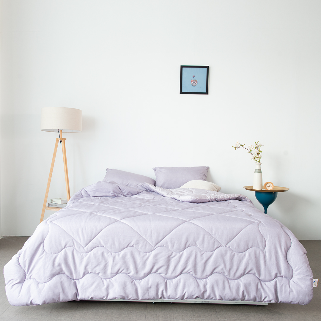 Chăn Chần Bông ARIZE On Cloud Amber Purple Vải Ultra Microfiber Chống Bụi