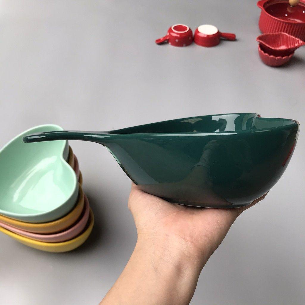 Green House - Bát sứ Trái Tim 5 Màu Chén Sứ dùng ăn dặm, ăn cơm decor trang trí
