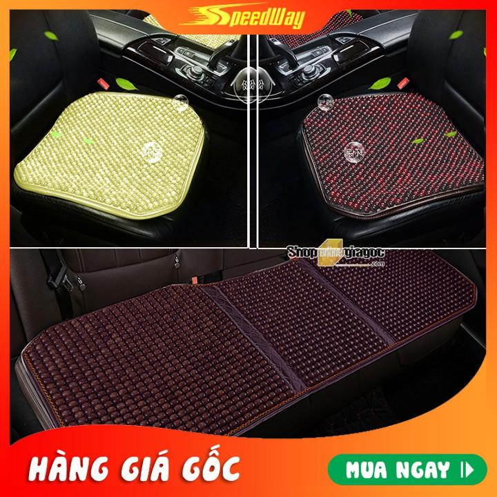 Lót Ghế Ô Tô Hạt Gỗ Cho Xe 5 Chỗ SPW01