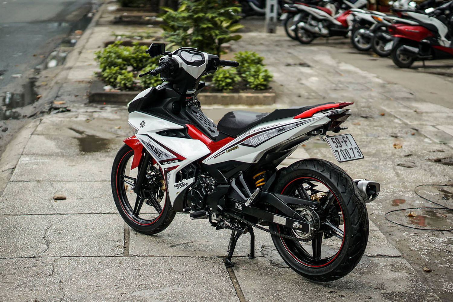 Tem trùm Exciter 150 Ohlins Brembo