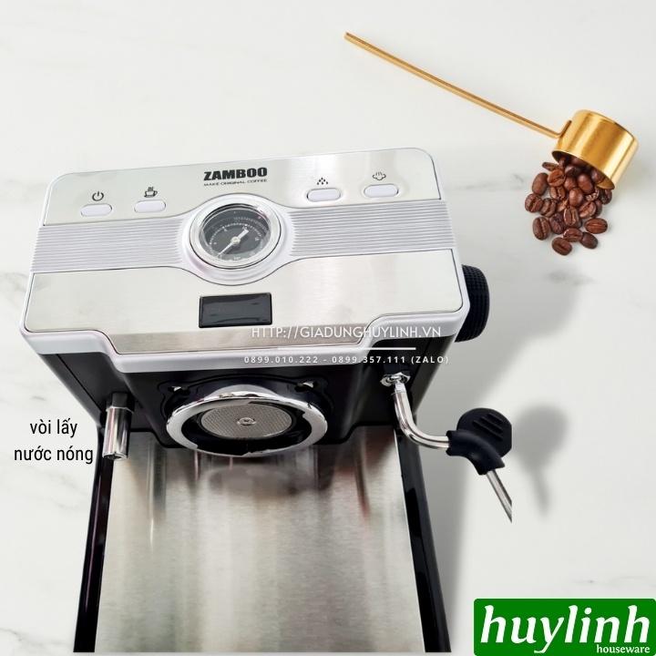 Máy pha cà phê Espresso Zamboo ZB-99 PRO - Tự ngắt nước - Hàng chính hãng