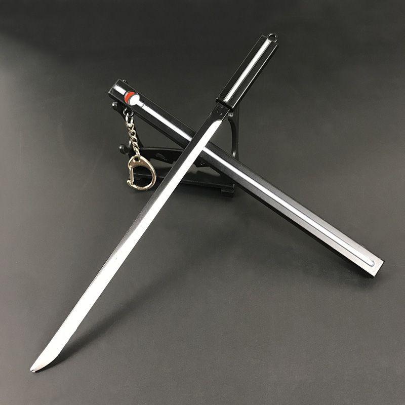 (22cm) Mô hình kiếm của Uchiha Sasuke trong Naruto bằng thép đặc cực kỳ đẹp mắt