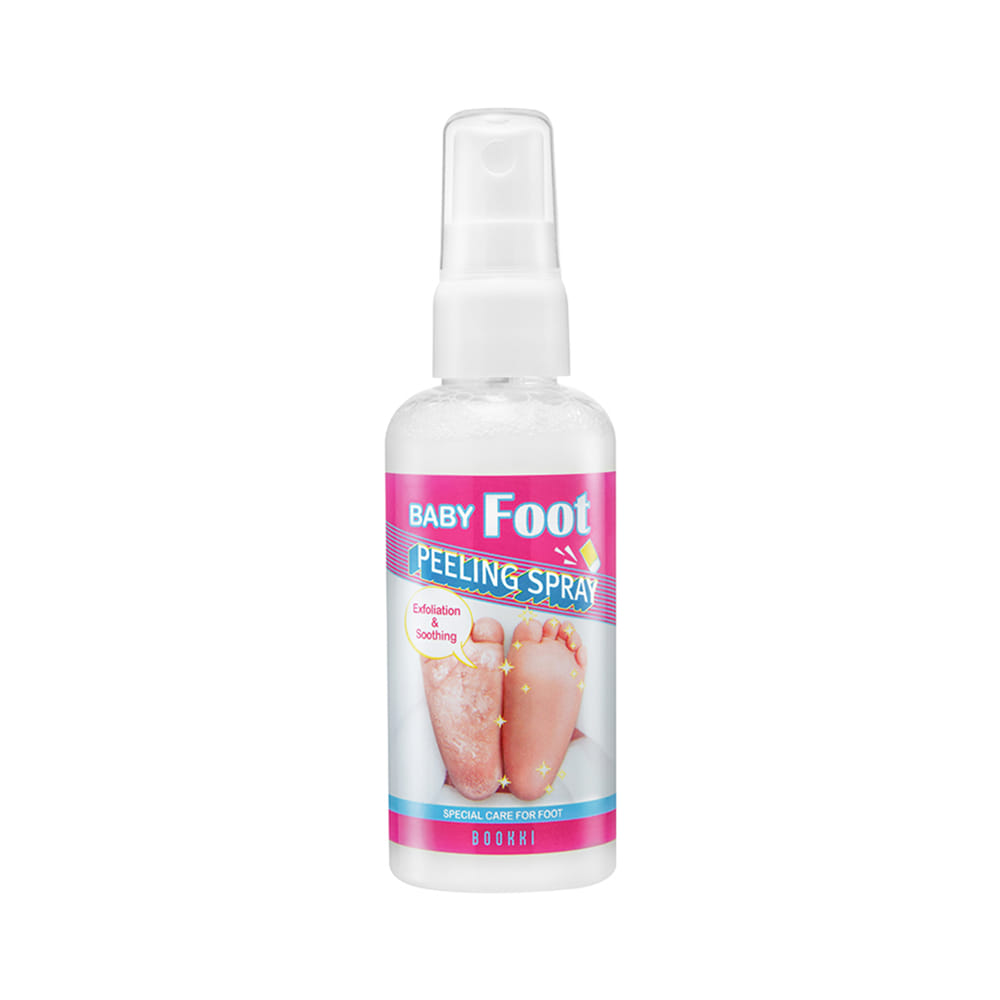 Xịt Tẩy Tế Bào Chết &amp; Dưỡng Da Bàn Chân Bookki Baby Foot Peeling Spray