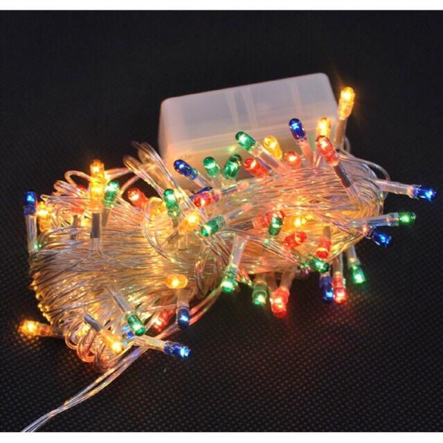 Dây Đèn Led Chớp Nháy Nhiều Màu Sắc, Led Dây Trang Trí Tết, Cây Thông Noel, Quấn Cây