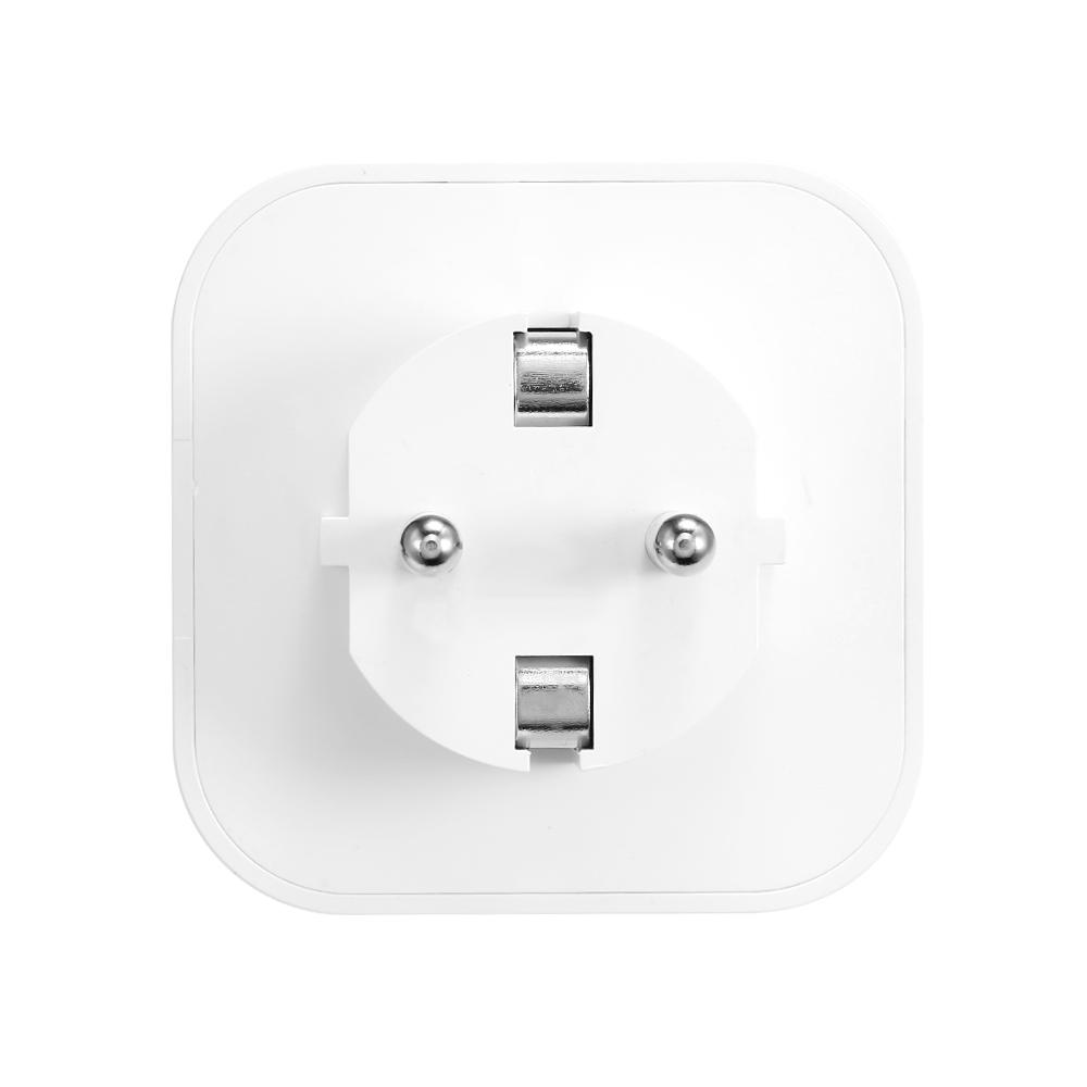 Mini Smart WiFi Socket EU Type F Remote Control by Smart Phone from Anywhere Timing Function, Voice Control Compatible with Amazon Alexa and for Google Home IFTTT