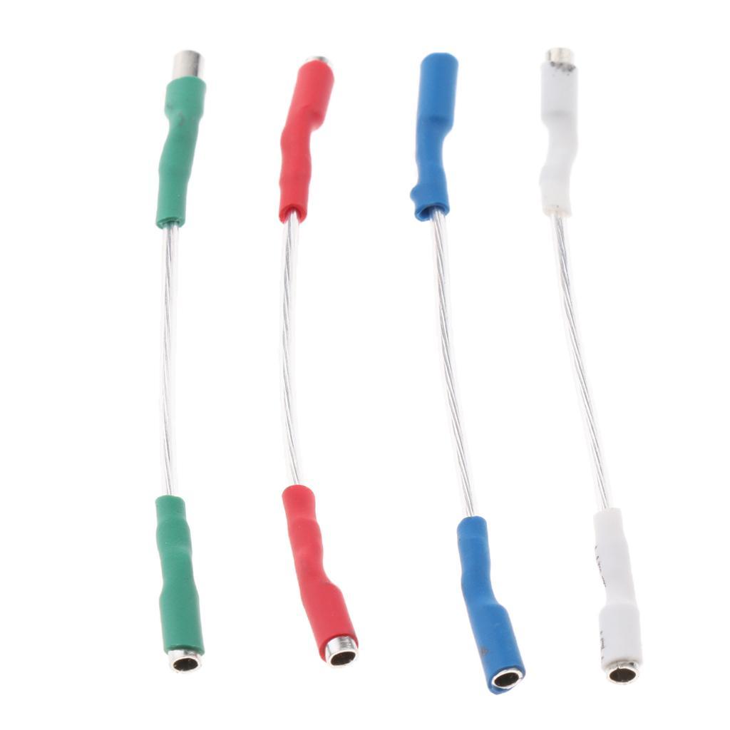 6X 4 Pieces Turntable Phono Headshell Wires